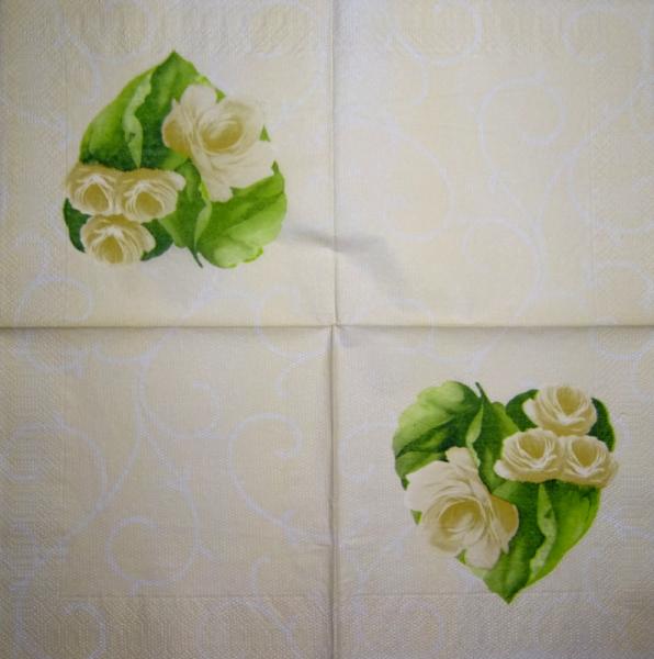 008 Stiefmütterchen - 3-lagig - WIDA - 35x35cm